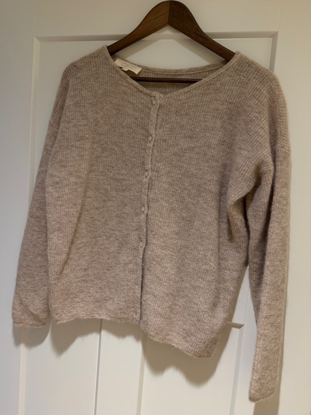 Sézane gaspard beige cardigan